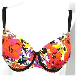 Cacique Floral Multicolor Bra